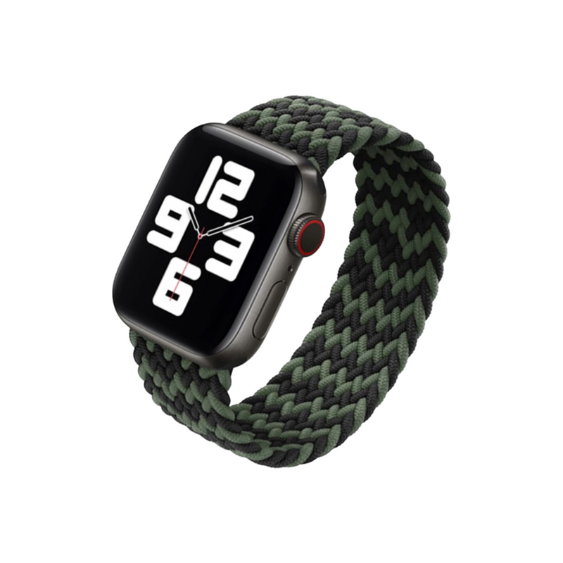 Braided Nylon Solo Loop Apple Watch Band - Patterned